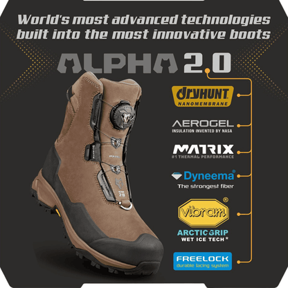 Jagdstiefel Herren Winter - Wasserdicht | Alpha 2.0 Aerogel™